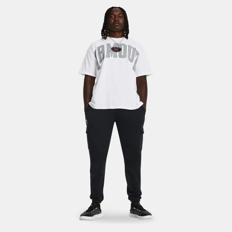 Under Armour black Men's Icon Fleece Cargo Pants for Men | Best Price UAE